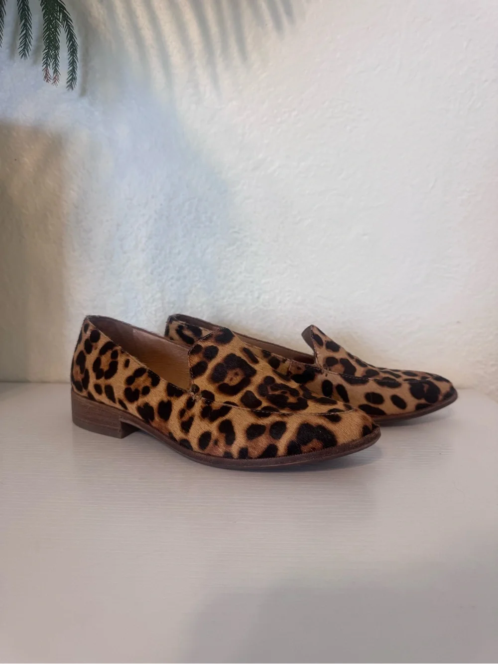 Madewell Leopard Print Slip-On Loafers
